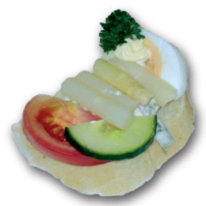Spargel auf franz. salat
